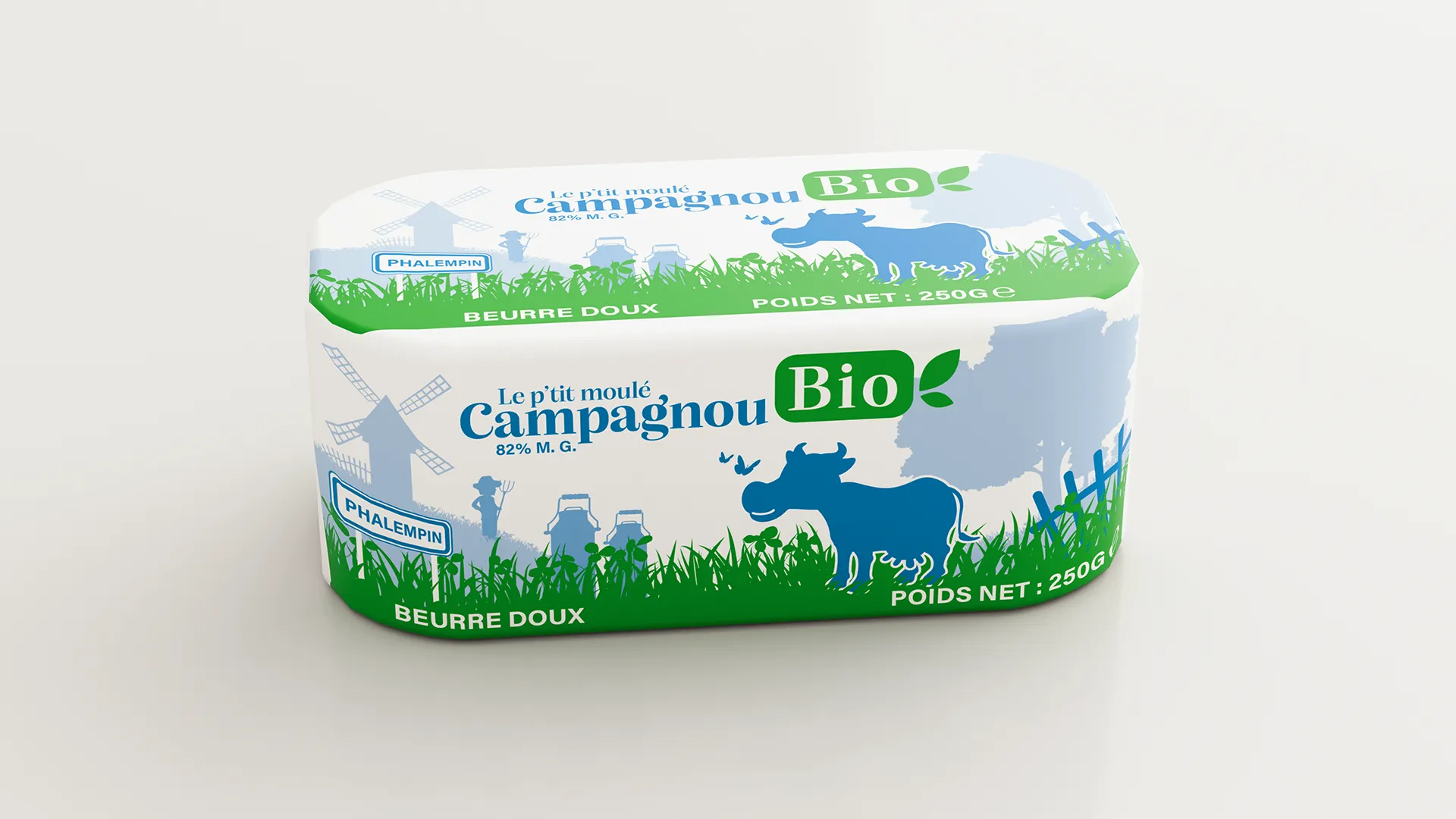 Beurre Campagnou doux bio 250g